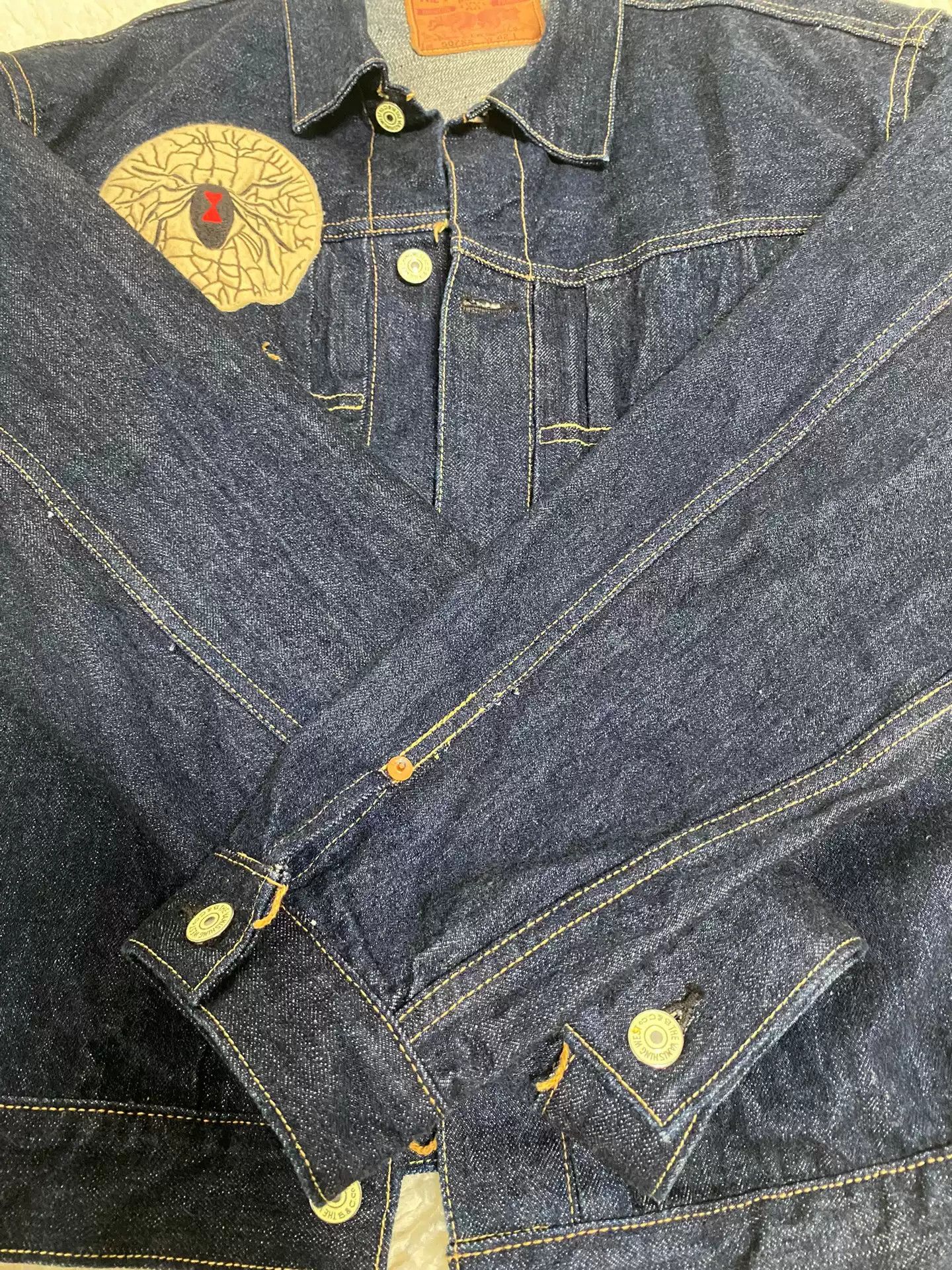 image of Freewheelers Lot507Xx Brooklyn Denim Jacket in Blue, Men's (Size XL)