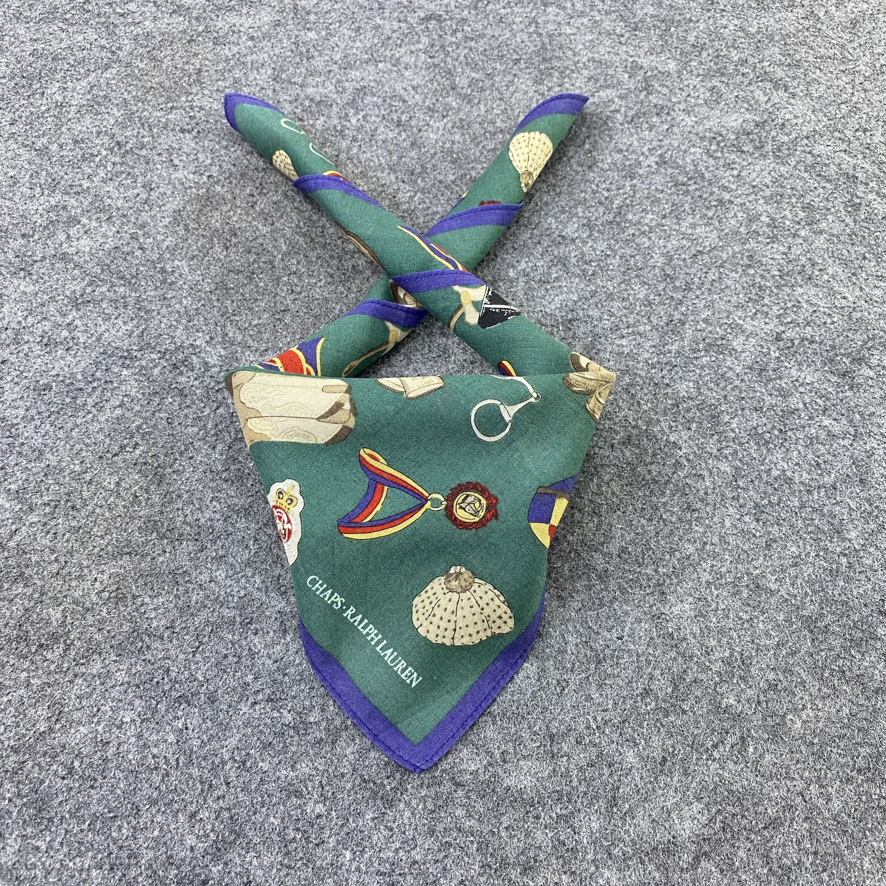 Chaps Ralph Lauren Chaps Ralph Lauren Handkerchief Neckerchief Bandana-B1982 Size ONE SIZE - 2 Thumbnail