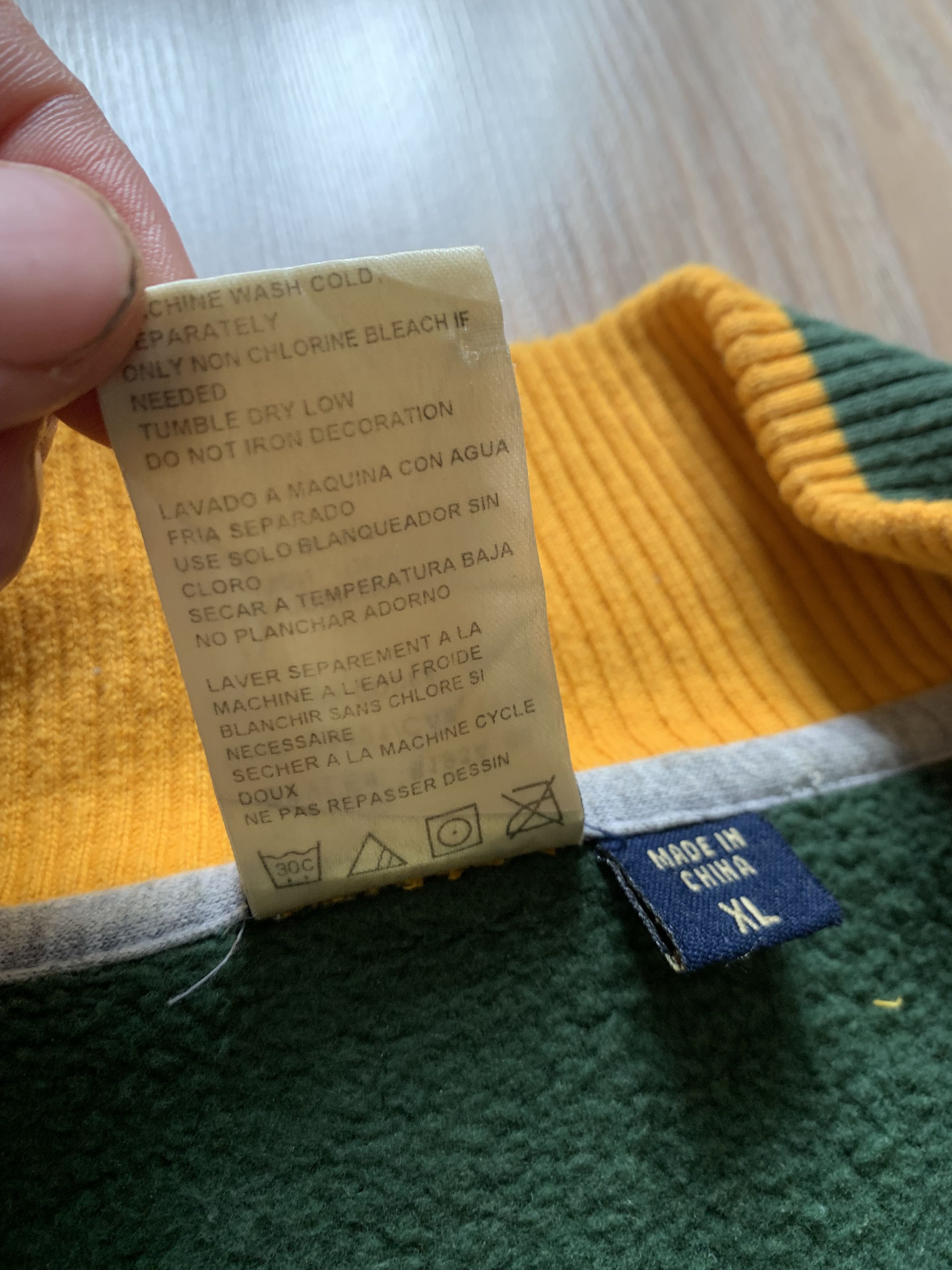 NFL × Reebok × Vintage Vintage Reebok Classic Property Of Green Bay Packers NFL Size US L / EU 52-54 / 3 - 9 Thumbnail
