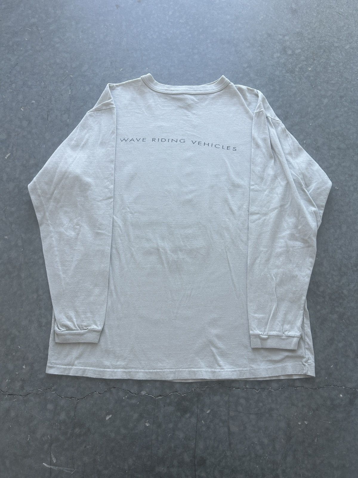 Vintage Vintage 90s Wave Riding Vehicles Long Sleeve Graphic Tee Size US L / EU 52-54 / 3 - 3 Thumbnail
