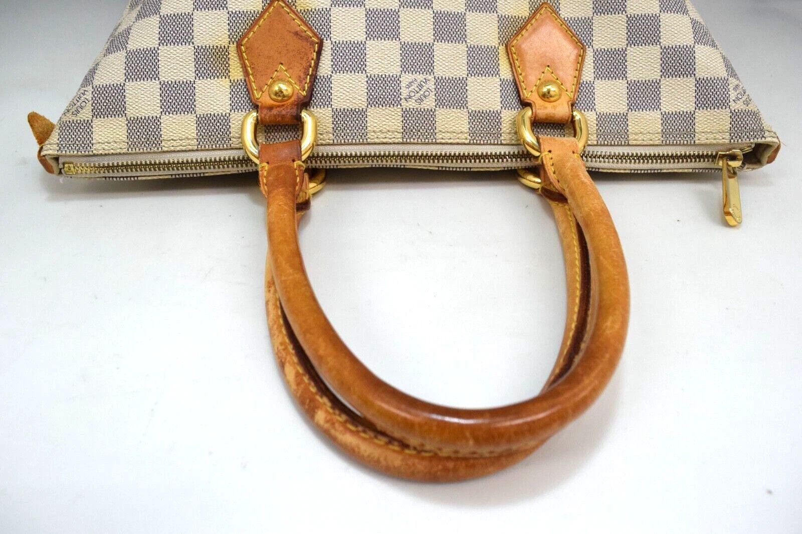 Louis Vuitton Louis Vuitton Saleya PM Damier Azur Canvas Tote Bag N51186 Size ONE SIZE - 12 Thumbnail