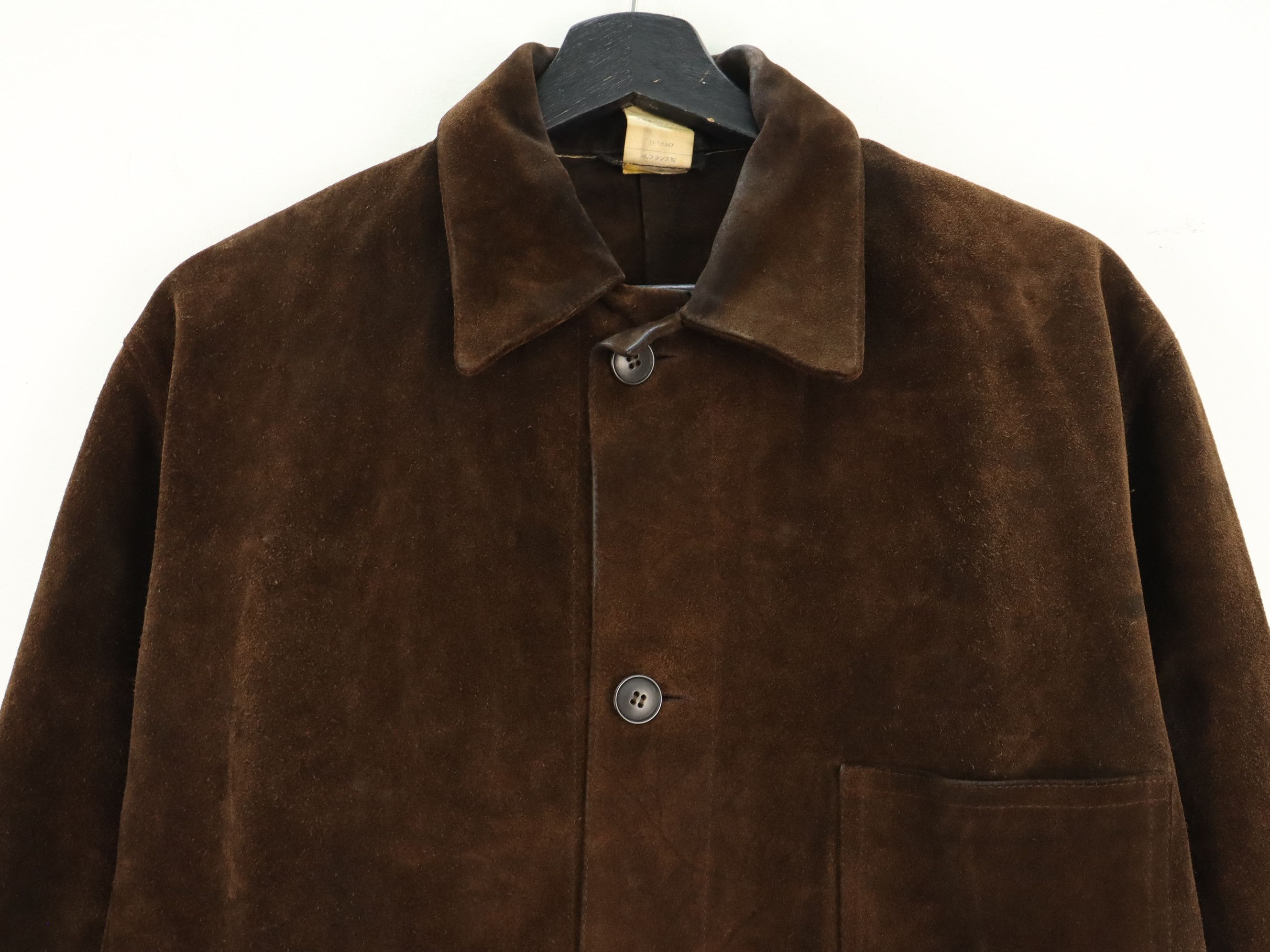 A.P.C. A.P.C. Suede Leather Workwear Coat Jacket Size US M / EU 48-50 / 2 - 4 Thumbnail