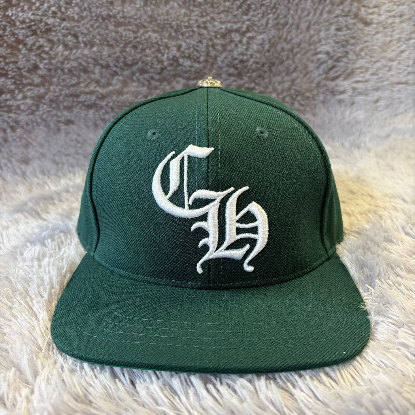 Chrome Hearts On Field Baseball Cap Forest Green Size ONE SIZE - 3 Thumbnail