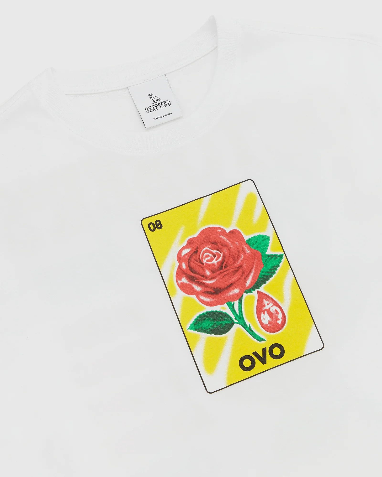 Drake *RARE* OVO SANDRA'S ROSE white T-SHIRT Size US XL / EU 56 / 4 - 4 Thumbnail