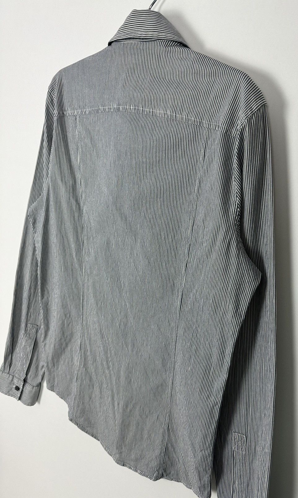 Calvin Klein Mens Calvin Klein Jeans Y2K Slim Fit Striped Button Up Shirt Size US L / EU 52-54 / 3 - 11 Thumbnail