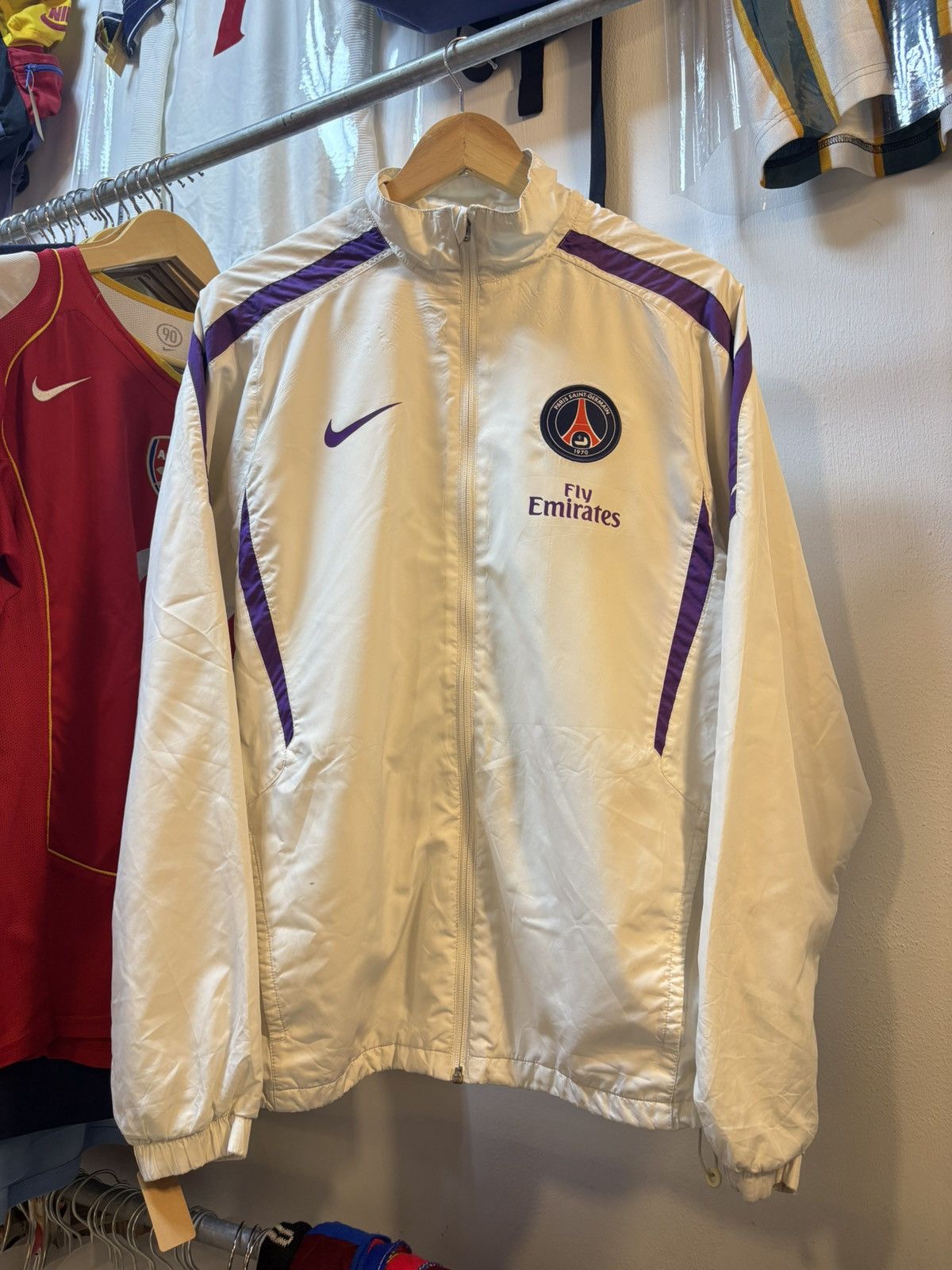 Nike Vintage Y2K Paris Saint-Germain Tracksuit Size US M / EU 48-50 / 2 - 1 Thumbnail