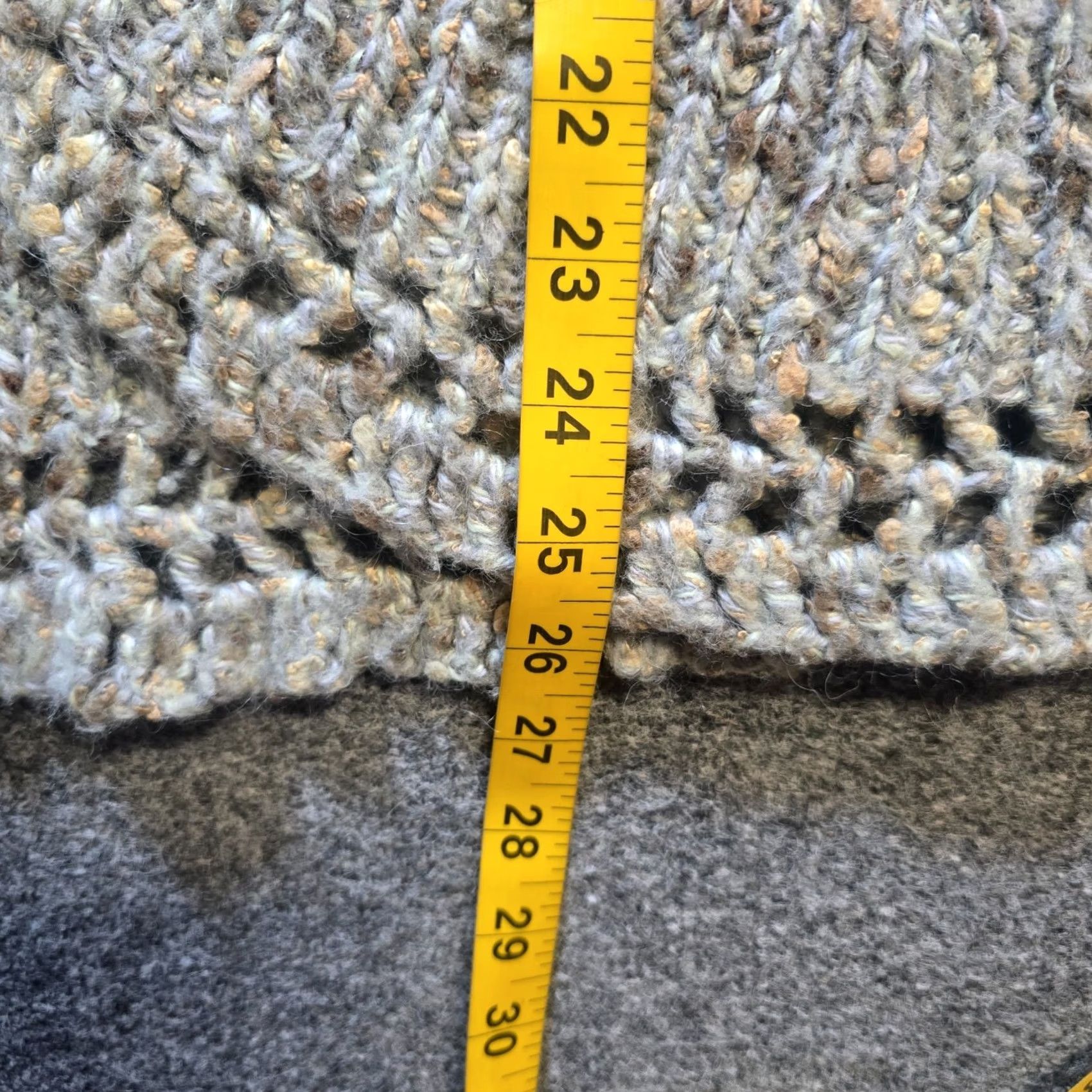 Rebecca Taylor Rebecca Taylor Sweater Cardigan Womens Medium Green Wool Mohair Crochet Hooded Knit Open-Nit High Neck Long Sleeve Size L / US 10 / IT 46 - 7 Thumbnail