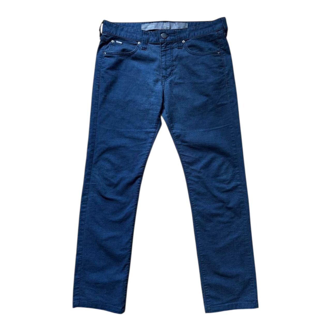 Armani Collezioni Armani Collezioni Blue Pants | Size 33 Size US 33 - 1 Thumbnail
