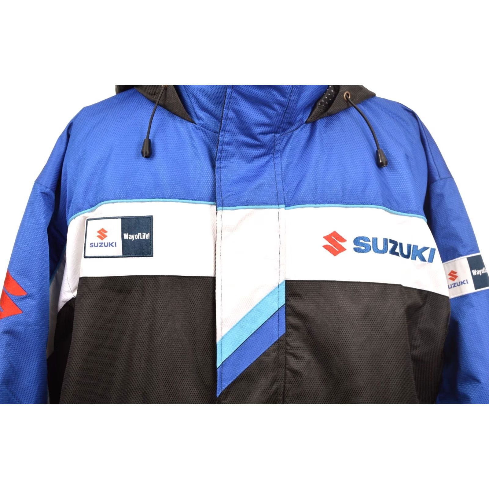 Vintage Suzuki Racing Vintage Jacket Way of Life Jacket Men 3XL Black Parka 69 cm Chest 27.17" 27.17" XXXL Size US XXL / EU 58 / 5 - 2 Thumbnail