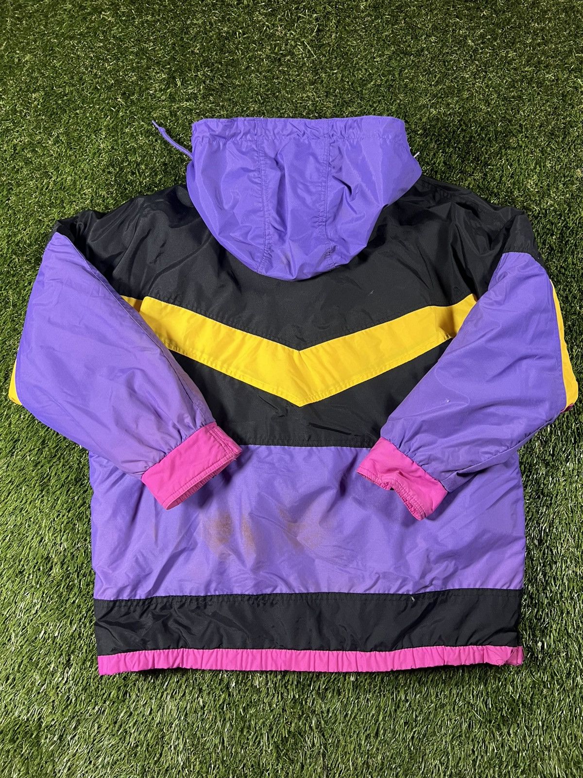 Vintage Vintage 90s Vibrant Reversible Fleece Ski Anorak Coat Jacket Size US L / EU 52-54 / 3 - 4 Thumbnail