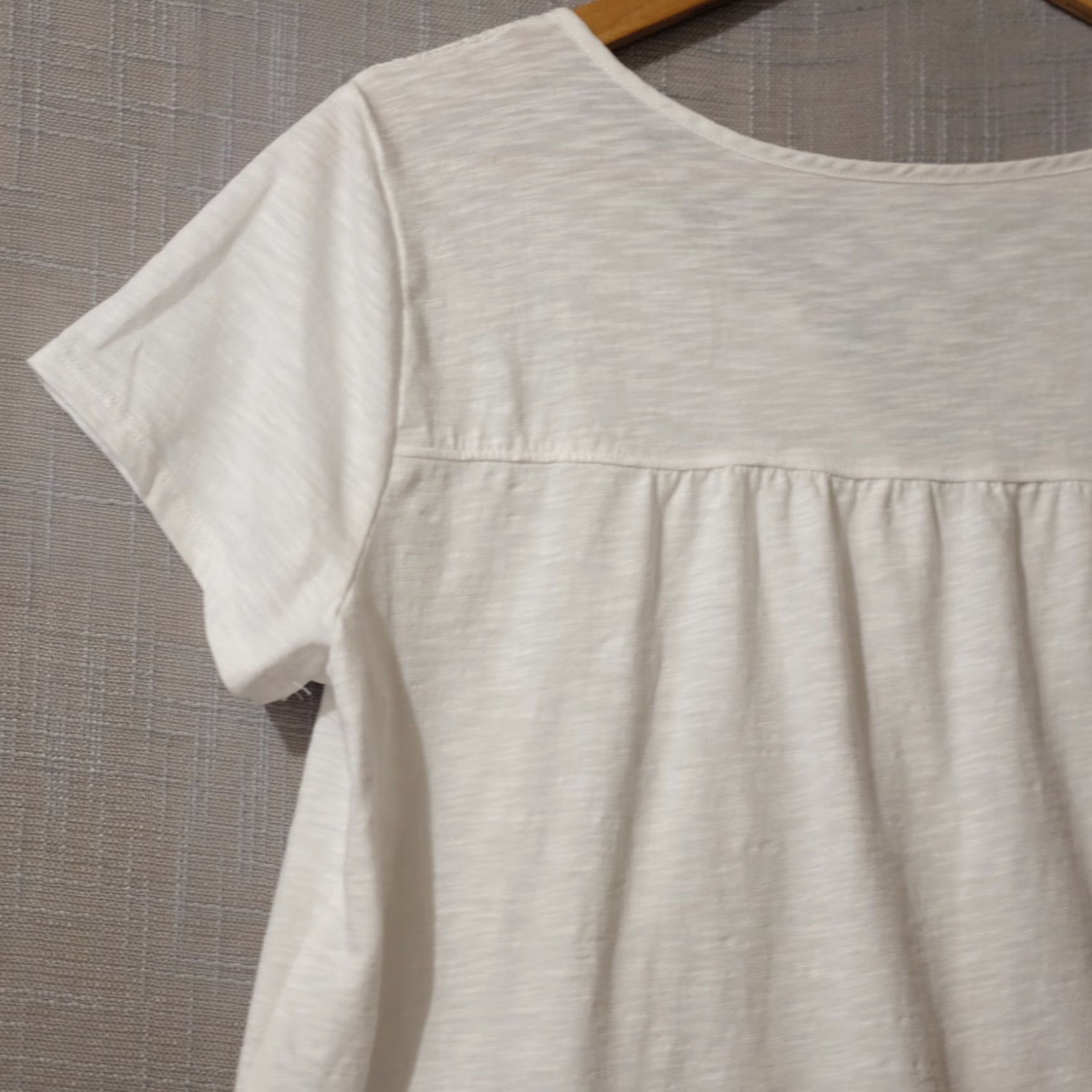 Vintage St. John's Bay Shirt Womens L White Lace Pullover Short Sleeve St. John's Bay Size L / US 10 / IT 46 - 7 Thumbnail