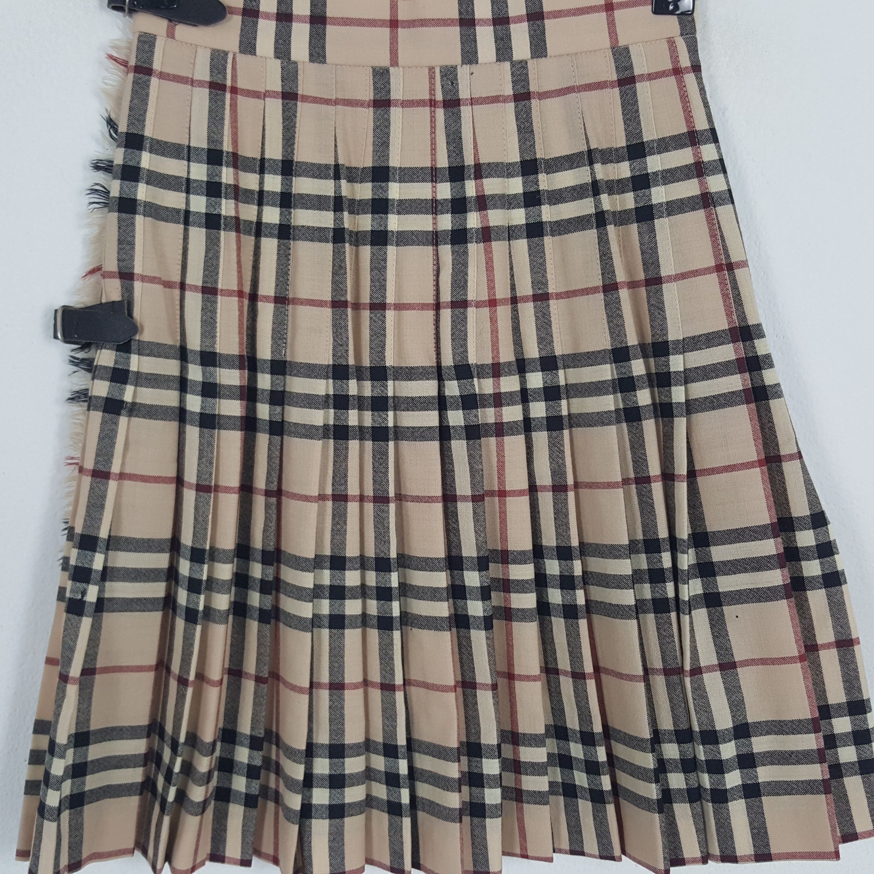 Burberry × Vintage Vintage Burberry London Nova Check Mini Skirt Size 22" - 2 Thumbnail