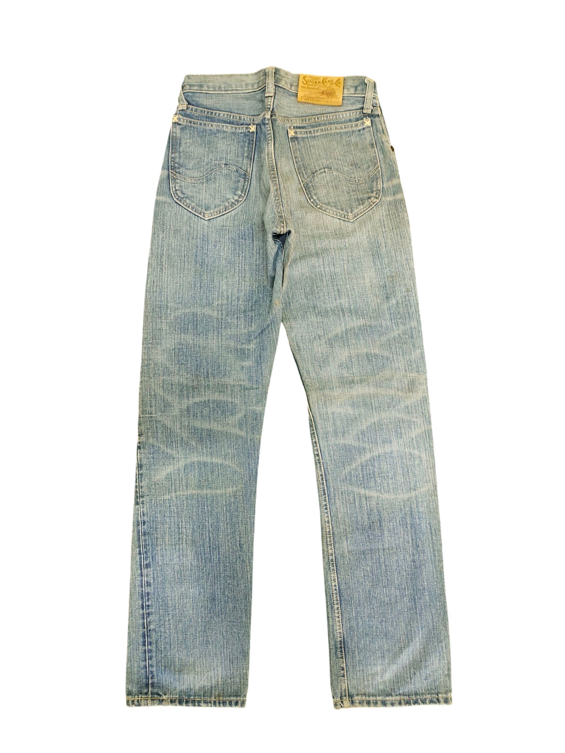 Sugar Cane Vintage 90s Sugar Cane Selvedge Jeans - Clawmark Faded denim Size US 28 / EU 44 - 8 Thumbnail
