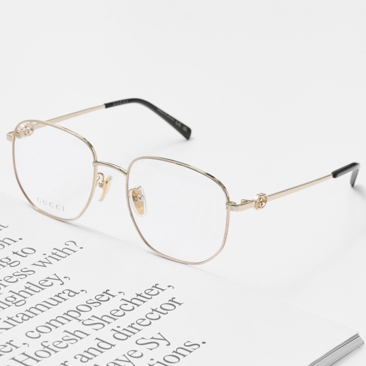 Gucci GUCCI GG2146OA 001 GLASSES Size ONE SIZE - 2 Thumbnail