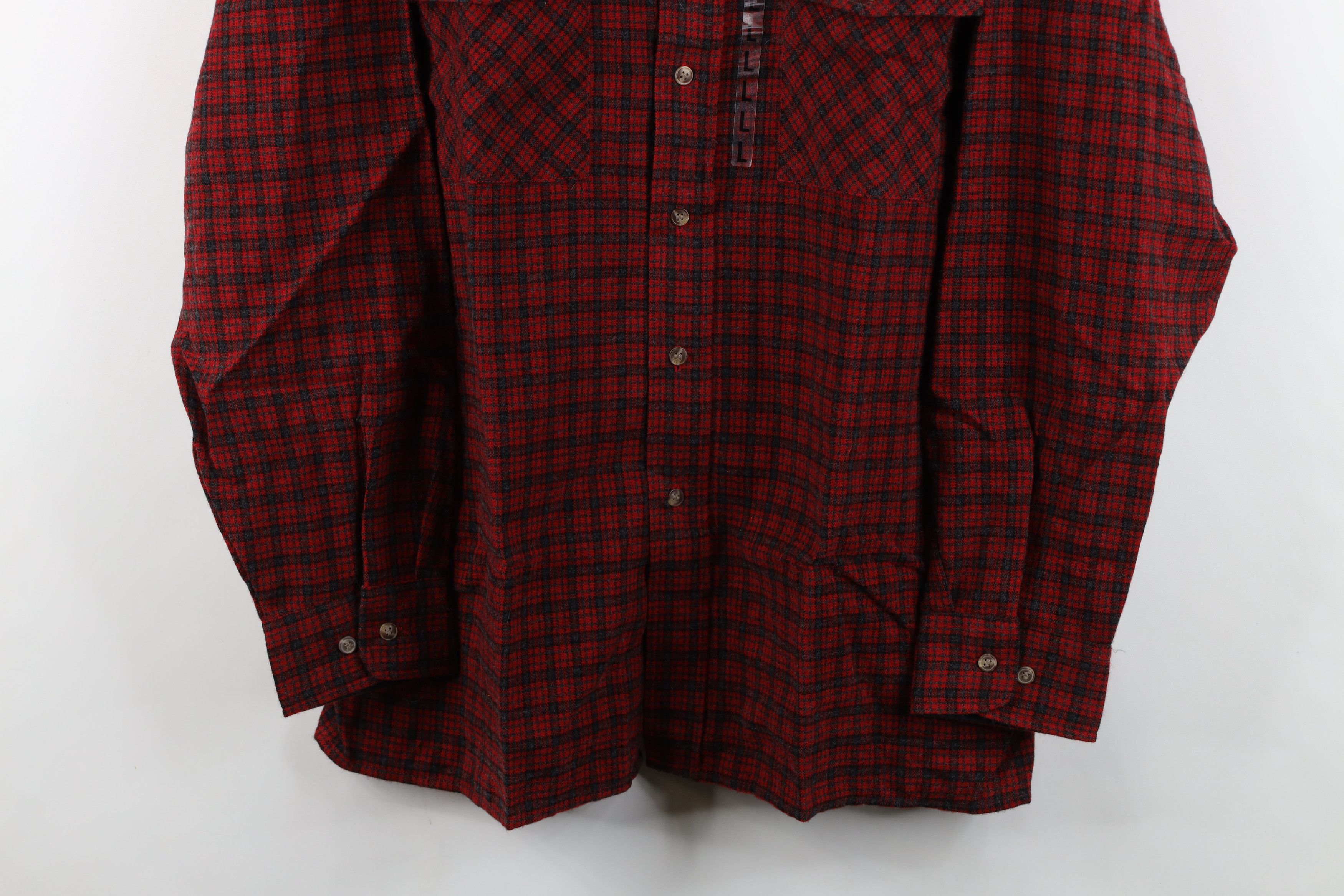 Vintage Deadstock Vintage Streetwear Pocket Collared Button Shirt Size US L / EU 52-54 / 3 - 3 Thumbnail