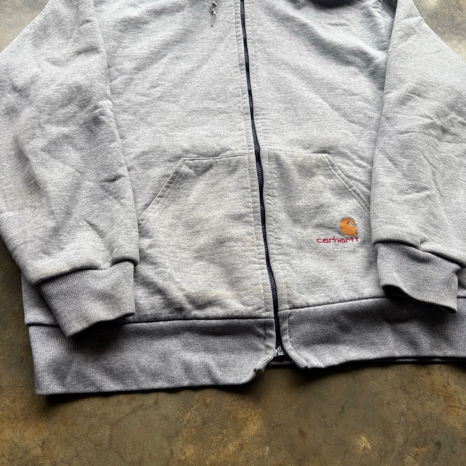 Carhartt Rare Vintage Carhartt Waffle Lined Heavyweight Sweatshirt Size US XL / EU 56 / 4 - 3 Thumbnail