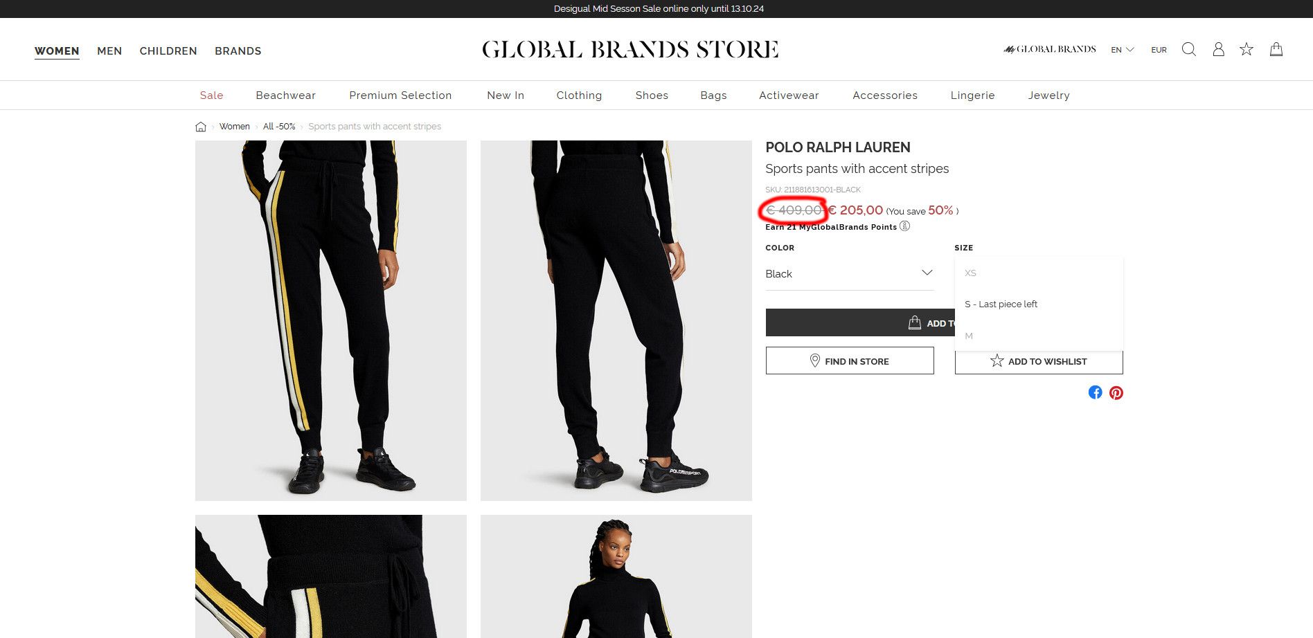 Polo Ralph Lauren MSRP~400€ Cashmere Wool knit Sweatpants size S warm&soft Size 28" / US 6 / IT 42 - 3 Thumbnail