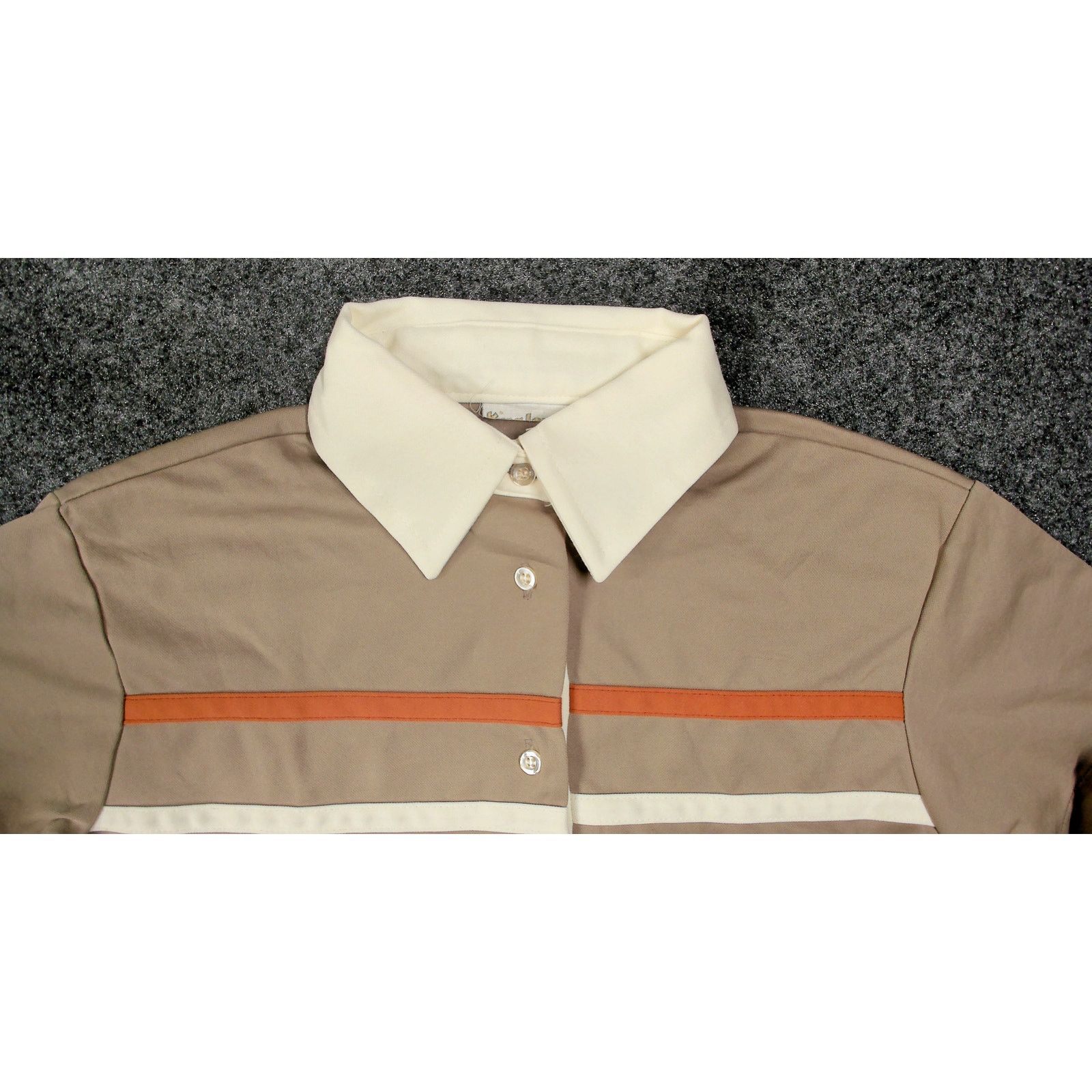 Vintage King Louie Vintage 70s Striped Bowling Polo Shirt Size L / US 10 / IT 46 - 9 Thumbnail