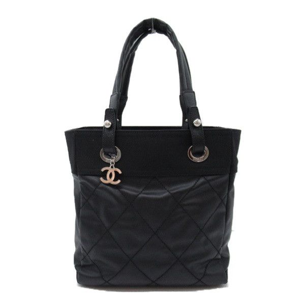 image of Chanel Paris Biarritz Tote Bag in Black, Women's
