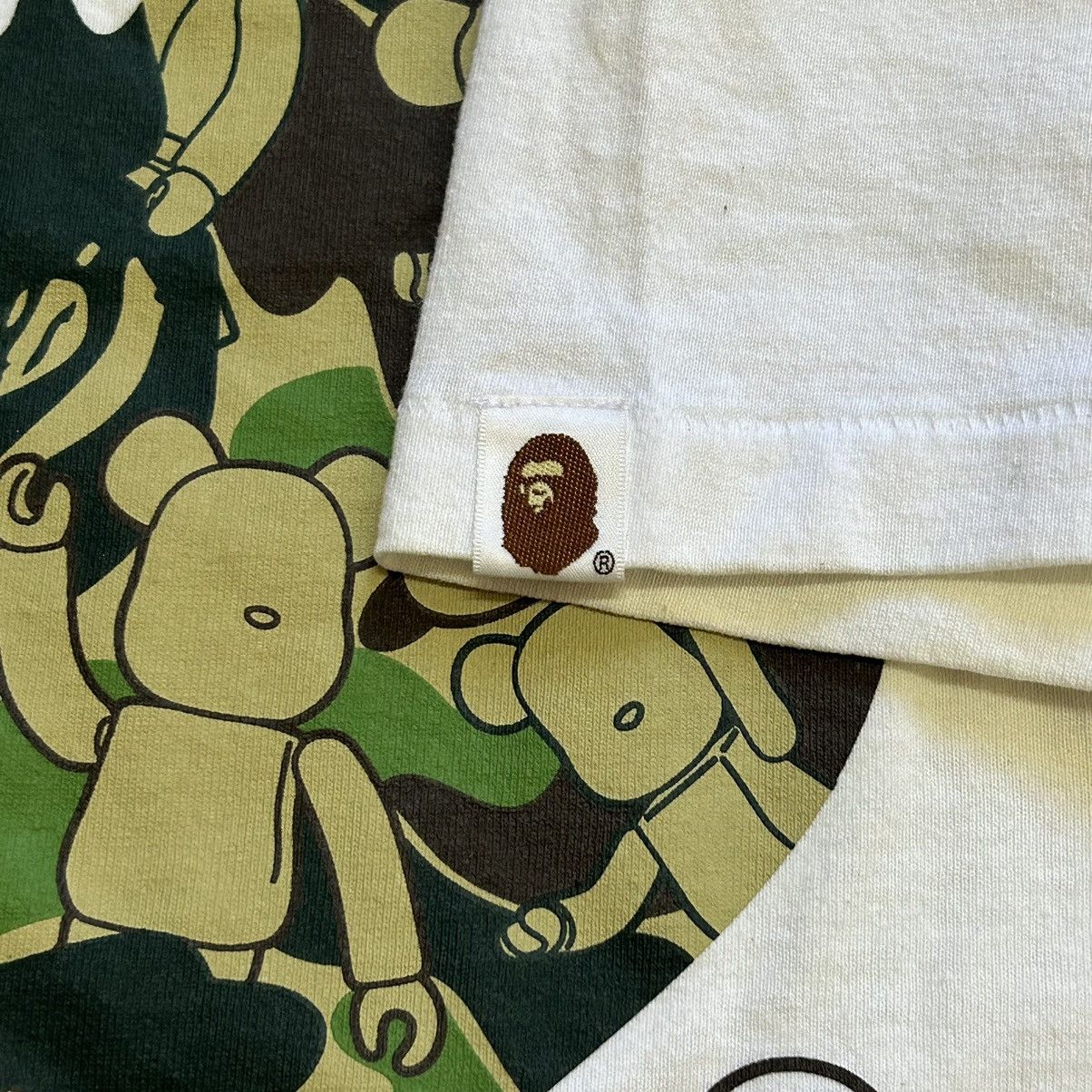 Bape A Bathing Ape X BearBrick Collab Tee Size US M / EU 48-50 / 2 - 5 Thumbnail