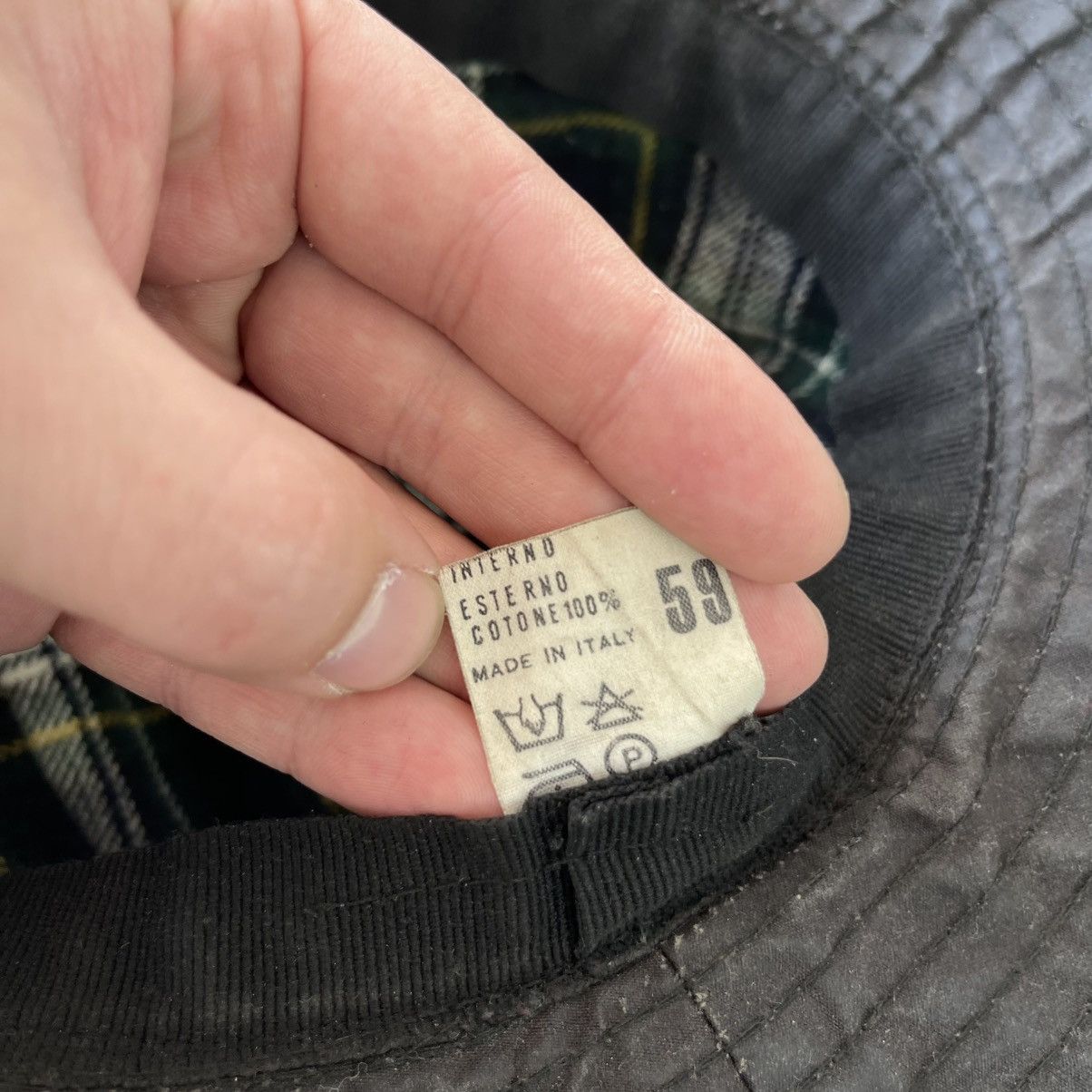 Vintage Vintage Waxed Cotton 90’s Buckle Hat Olive Made in Italy Size ONE SIZE - 9 Thumbnail