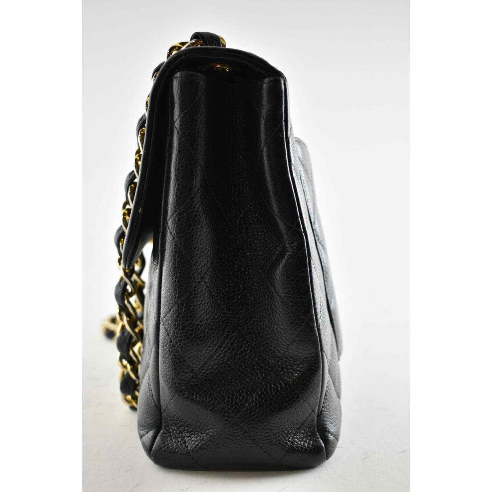 Chanel Chanel Vintage Jumbo Flap CC Logo Shoulder Crossbody Bag Size ONE SIZE - 8 Thumbnail