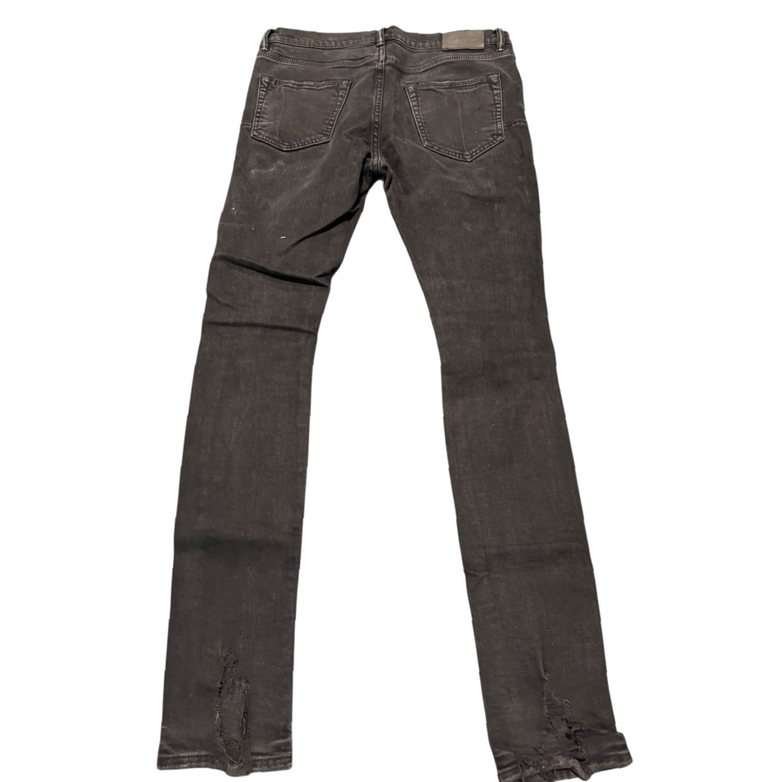 J Brand VINTAGE Purple Brand Jeans P001 BLR Mens 32/32 Denim Jeans Distressed Black Slim 5-Pocket Mens Size US 32 / EU 48 - 7 Thumbnail