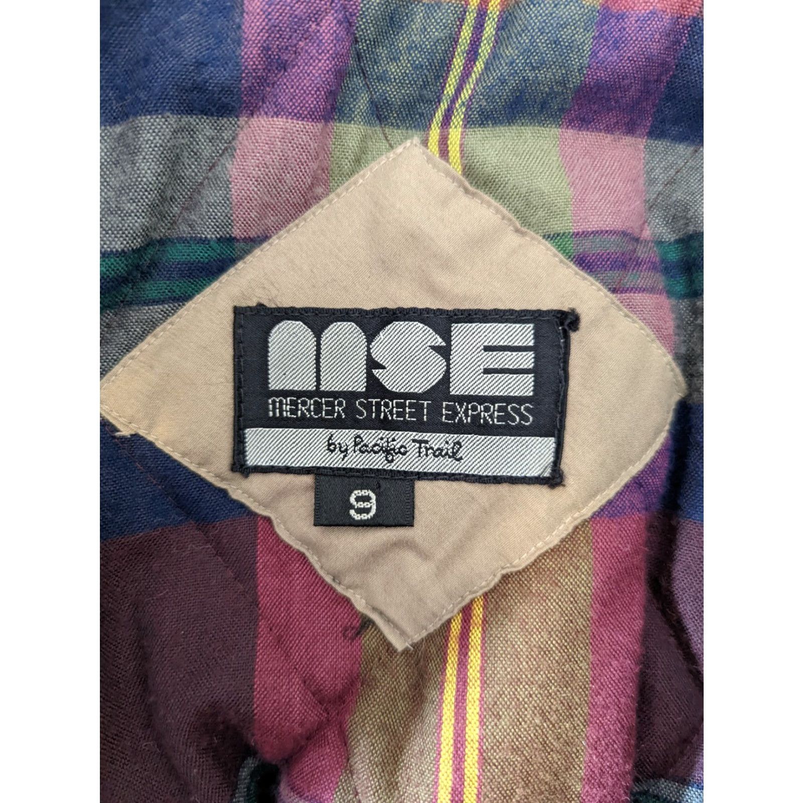 Vintage VINTAGE Mercer Street Express Bomber Jacket Coat Corduroy Trim Beige Women's M Parka Size M / US 6-8 / IT 42-44 - 2 Thumbnail