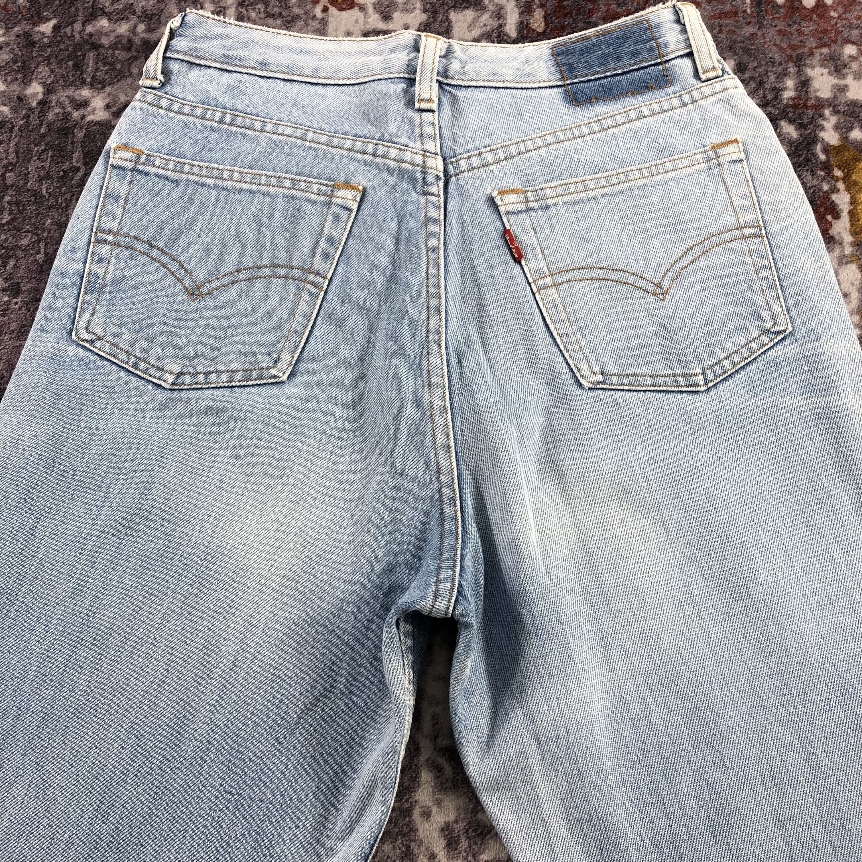 Levi's 90s Vintage Light Wash Levis 515 Jeans-JM2775 Size 27" / US 4 / IT 40 - 4 Thumbnail