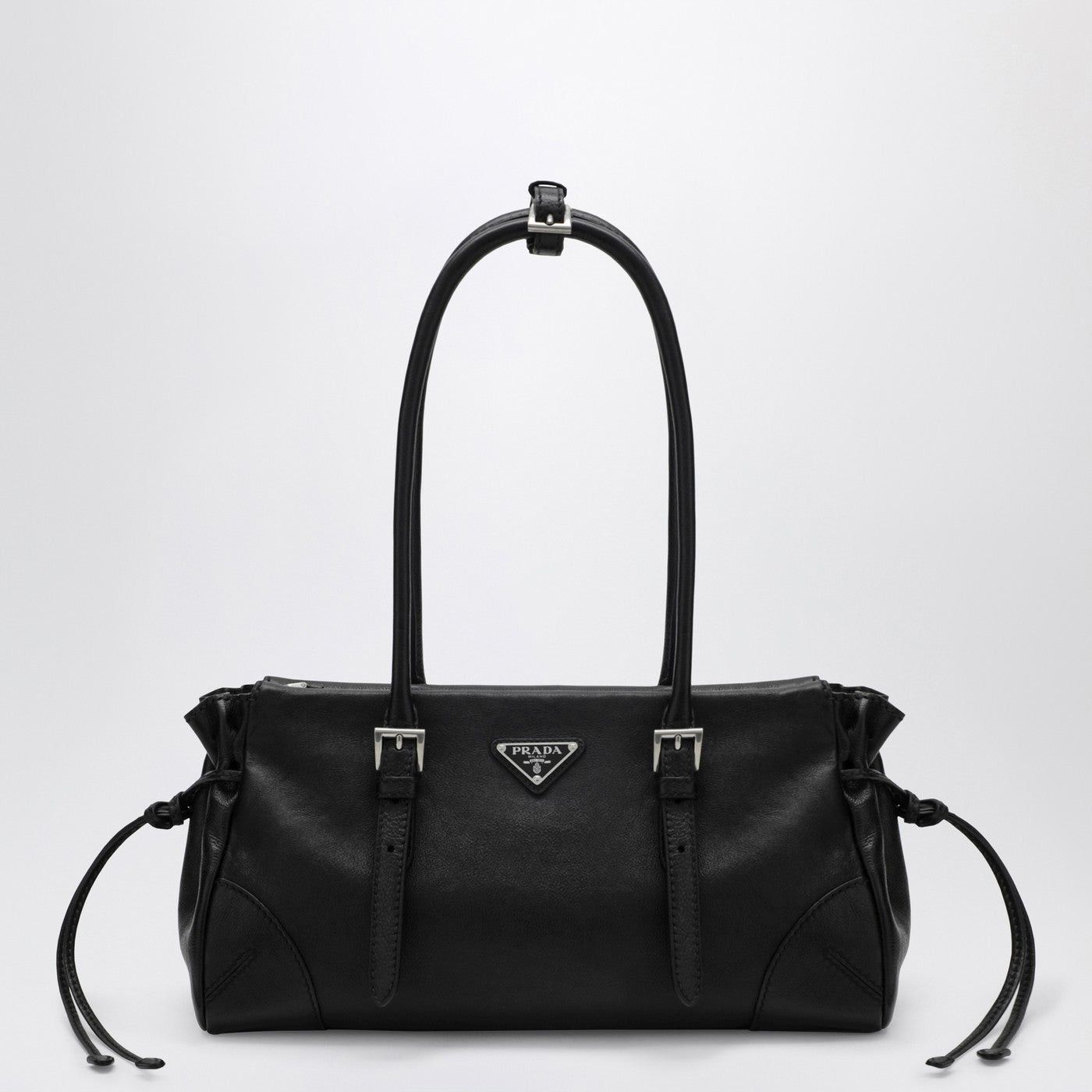 Prada Prada Prada Bonnie Medium Shopping Bag Black Size ONE SIZE - 1 Thumbnail