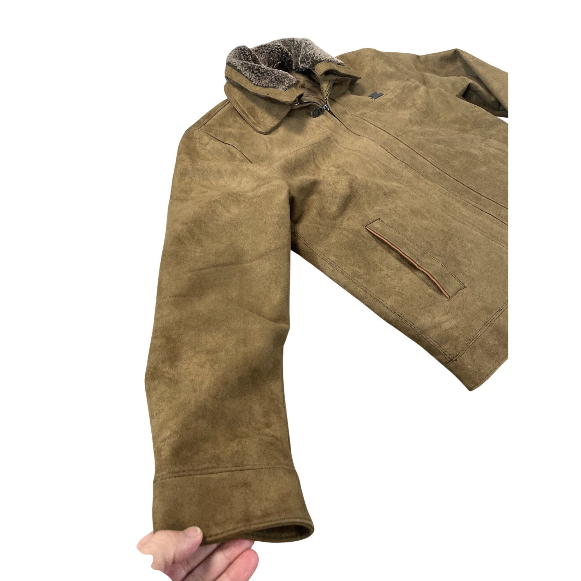 Other Rosso Black Gold Mens Brown suede Italian Boutique jacket/co Size US L / EU 52-54 / 3 - 2 Thumbnail