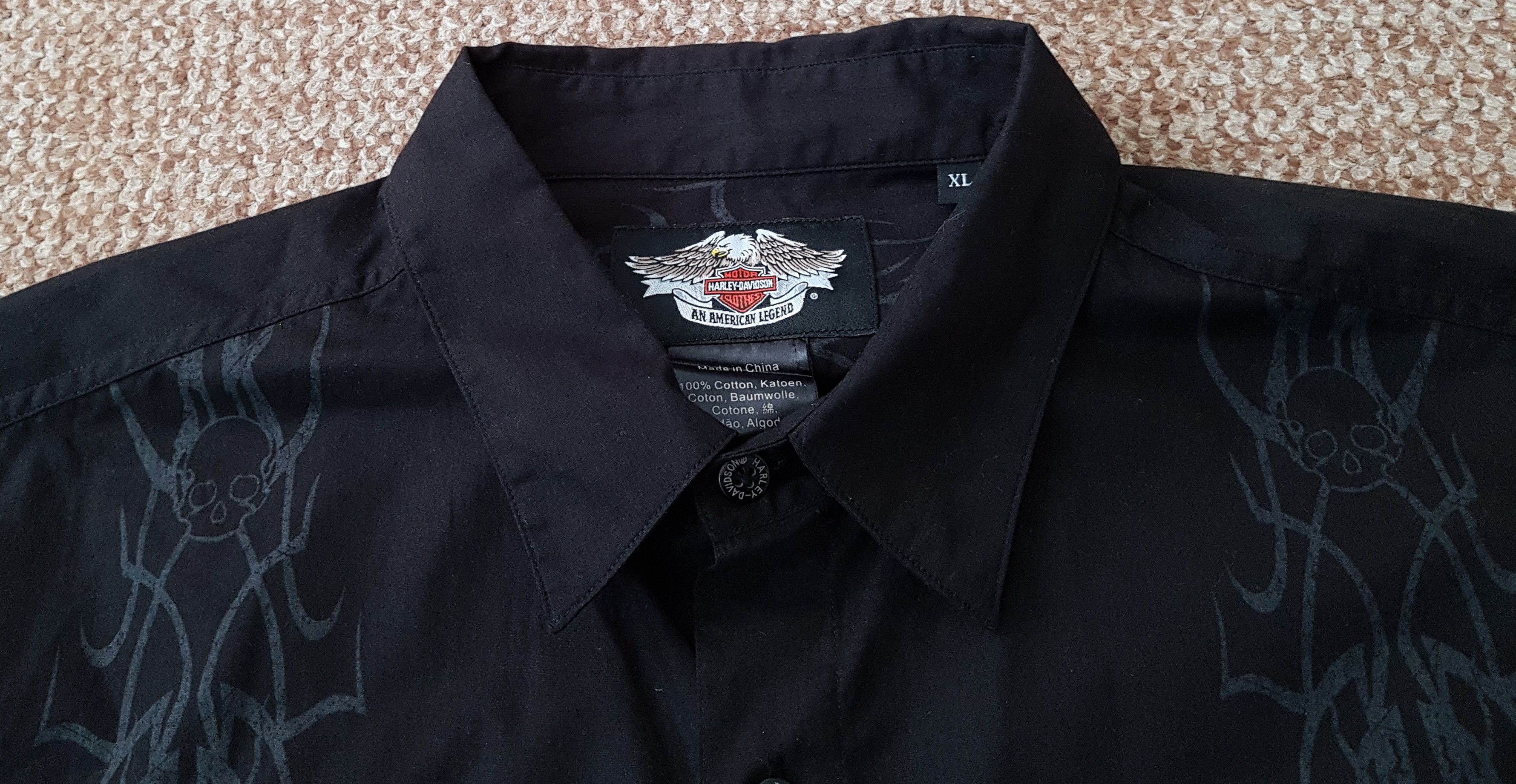 Harley Davidson Harley Davidson Vintage 2006 Shirt Size US XL / EU 56 / 4 - 7 Thumbnail