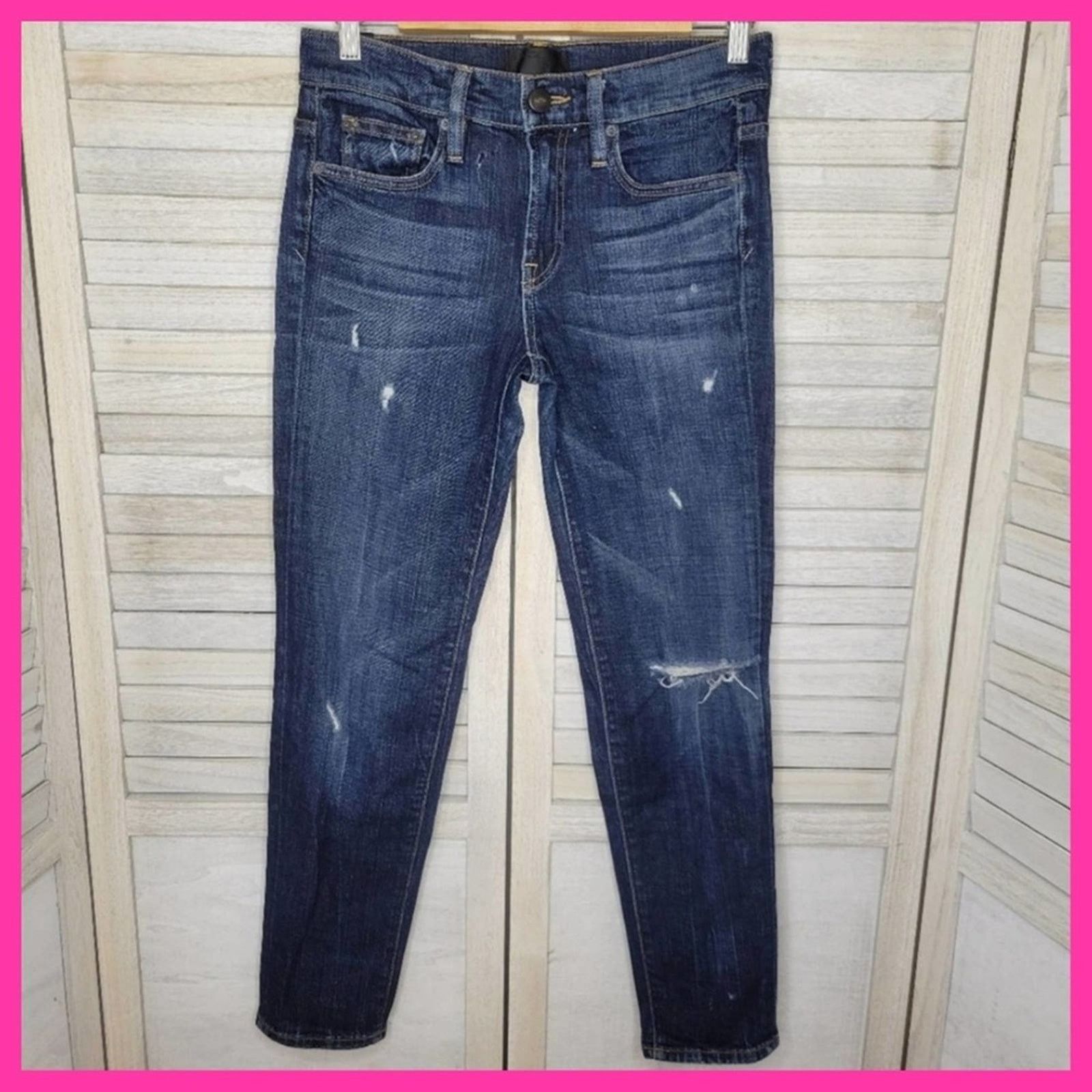 Vince Vince Five Pocket Relaxed Destructed Jeans Womens 25 Regular Size 25" / US 0 / IT 36 - 1 Thumbnail