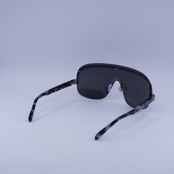 Palm Angels Palm Angels PERI10I KING 7607 Sunglasses Black Shield Frame Size ONE SIZE - 11 Thumbnail