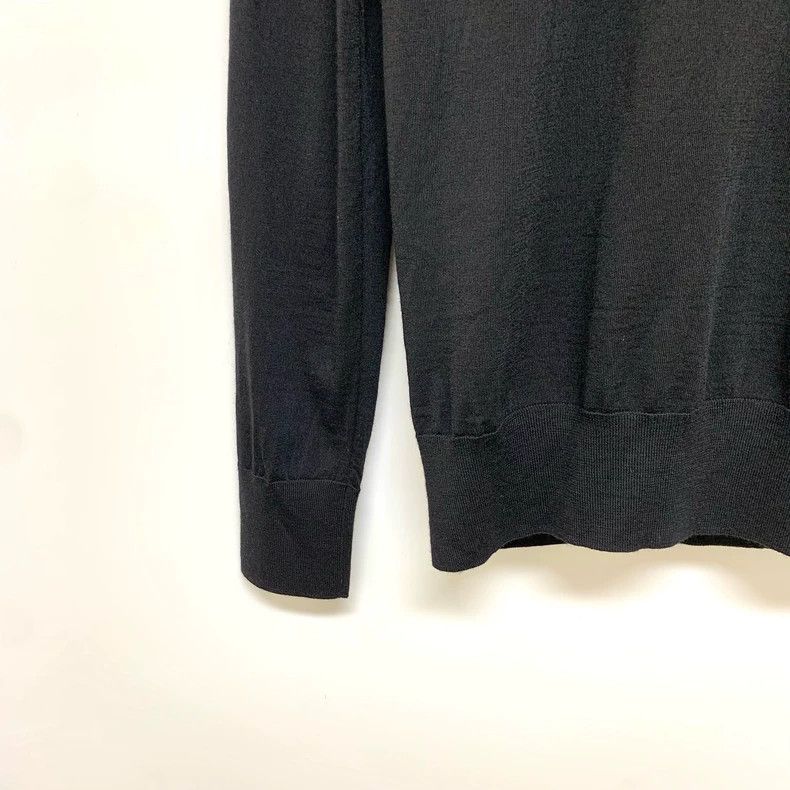 Loro Piana LORO PIANA Black knit sweater Size L / US 10 / IT 46 - 5 Thumbnail