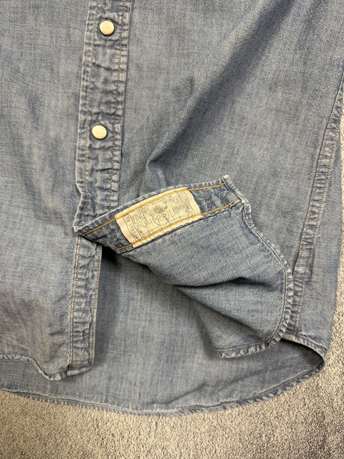 RRL Ralph Lauren Vintage 90s RRL Double RL Ralph Lauren Denim Jacket USA Size US S / EU 44-46 / 1 - 13 Thumbnail