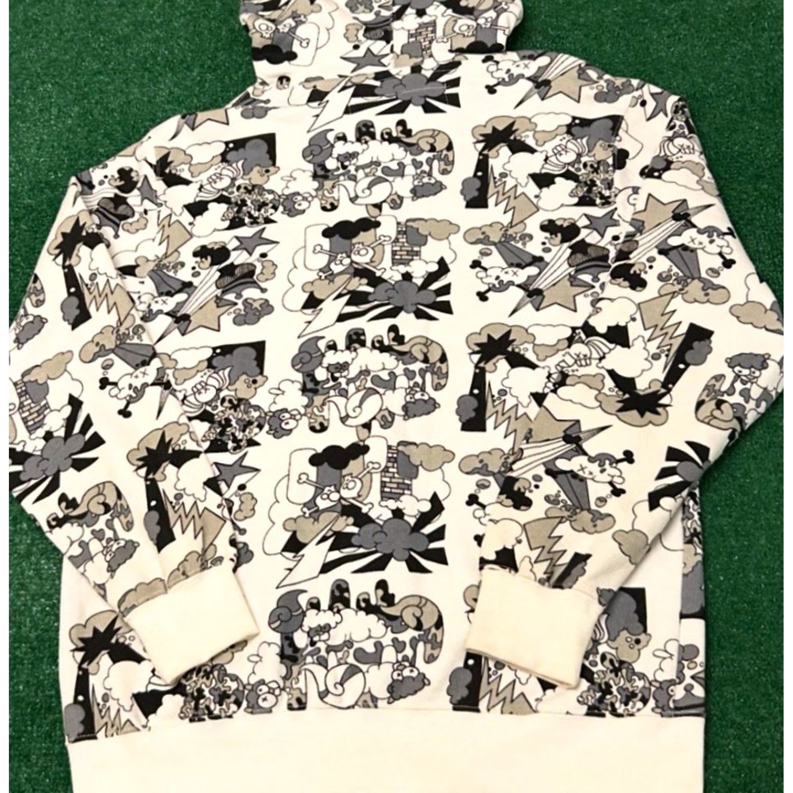 Gloverall VINTAGE Counter Intelligence Hoodie Jacket Mens XL Hip Hop Y2K All Over Print Size US XL / EU 56 / 4 - 3 Thumbnail