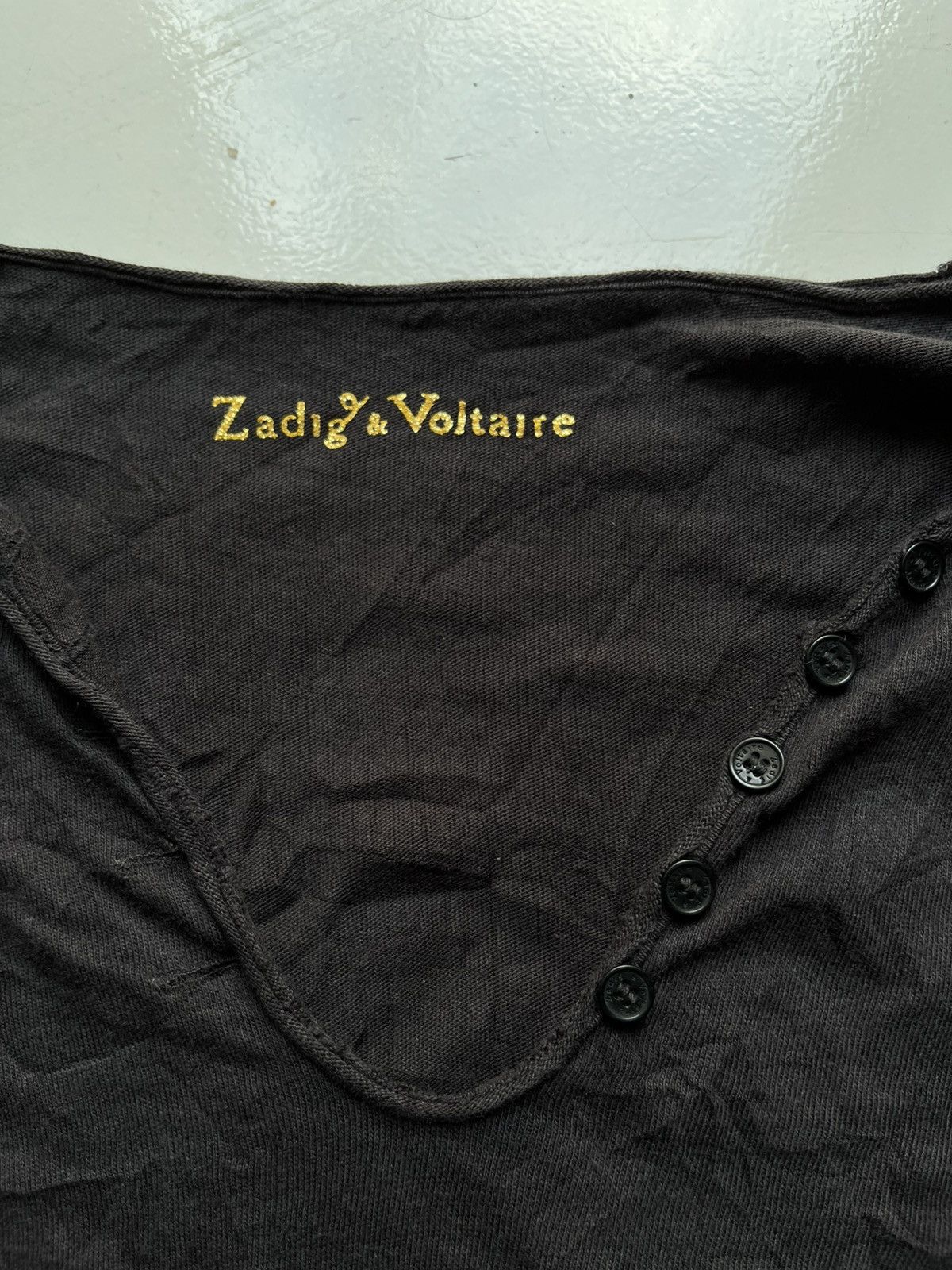 Zadig & Voltaire 2016 Zadig & Voltaire guitar skull longsleeve tshirt Size US XS / EU 42 / 0 - 5 Thumbnail