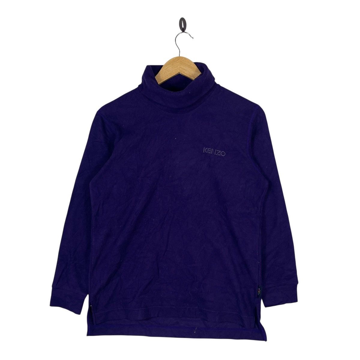Kenzo Kenzo Golf Turtle Neck Long Sleeve Minimal Embroidered Size US S / EU 44-46 / 1 - 1 Thumbnail