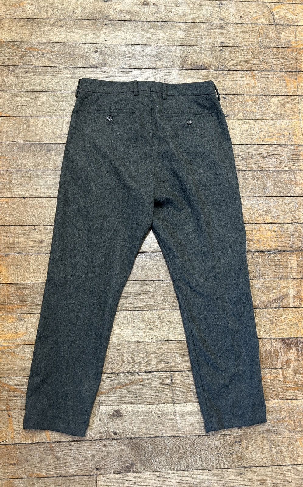 NN07 × Vintage Nn07 Pleated Wool Trousers Size US 32 / EU 48 - 2 Thumbnail