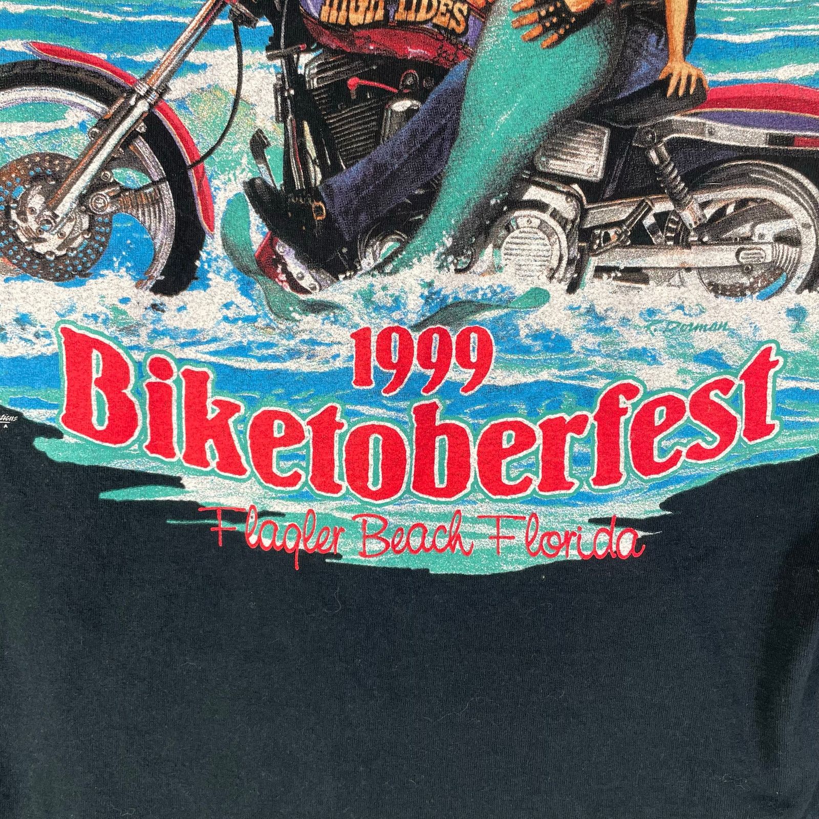 Vintage 1999 High Tides Snack Jack Biketoberfest Long Sleeve Shirt L Size US L / EU 52-54 / 3 - 2 Thumbnail