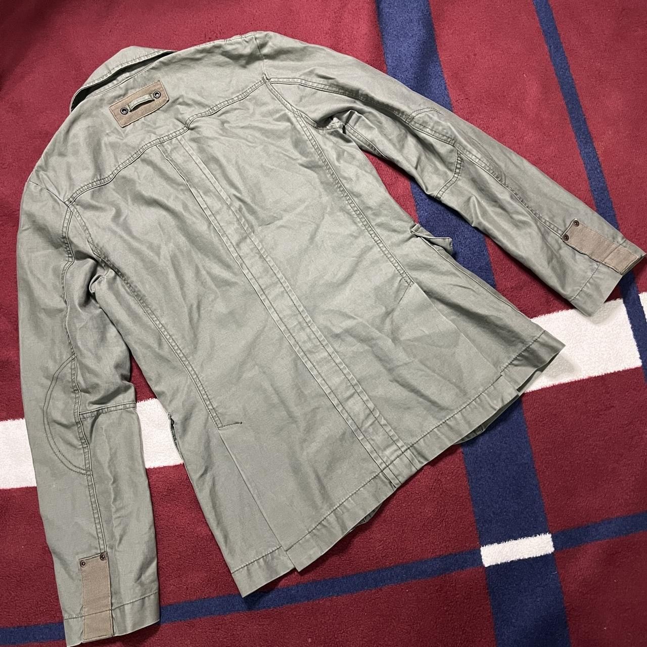 H&M Divided green Utility Cargo Military Chore Field Jacket Size S / US 4 / IT 40 - 3 Thumbnail