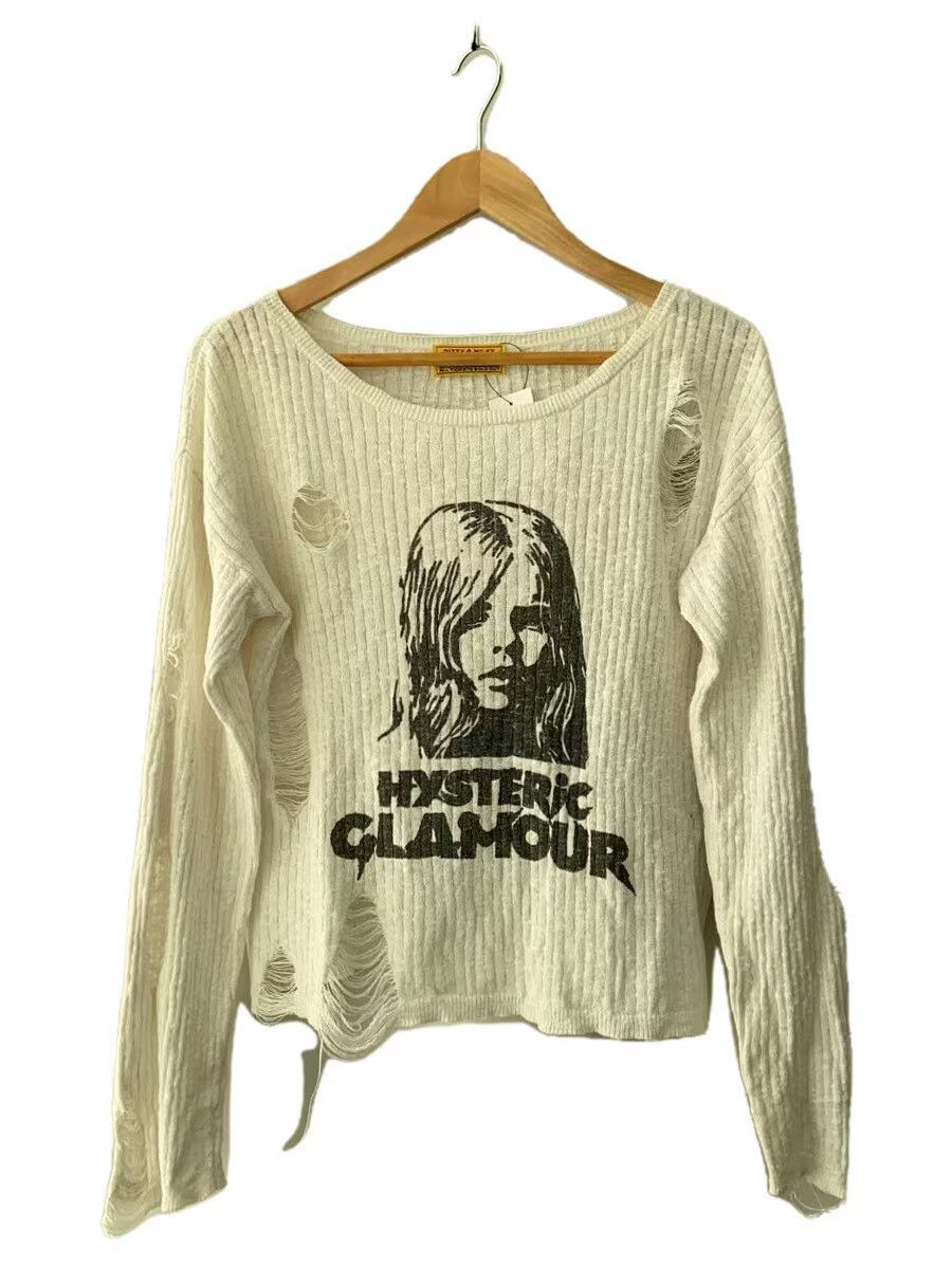 Hysteric Glamour Distressed Heavy Metal Woman Knit Sweater Size US S / EU 44-46 / 1 - 1 Thumbnail