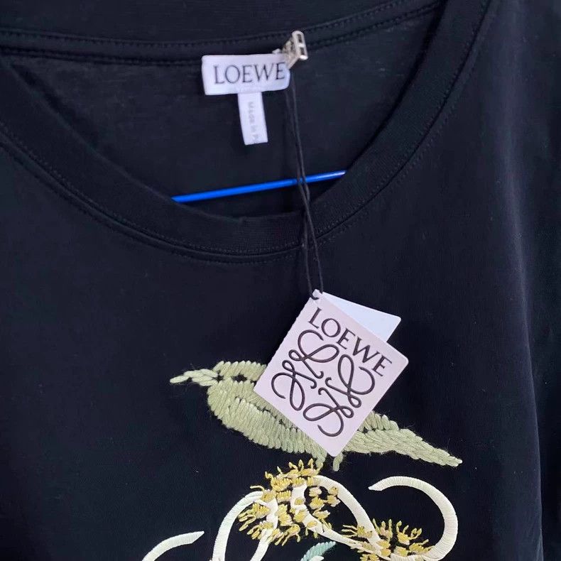 Loewe LOEWE Black short-sleeved T-shirt Size XXS / US 00 / IT 34 - 2 Thumbnail