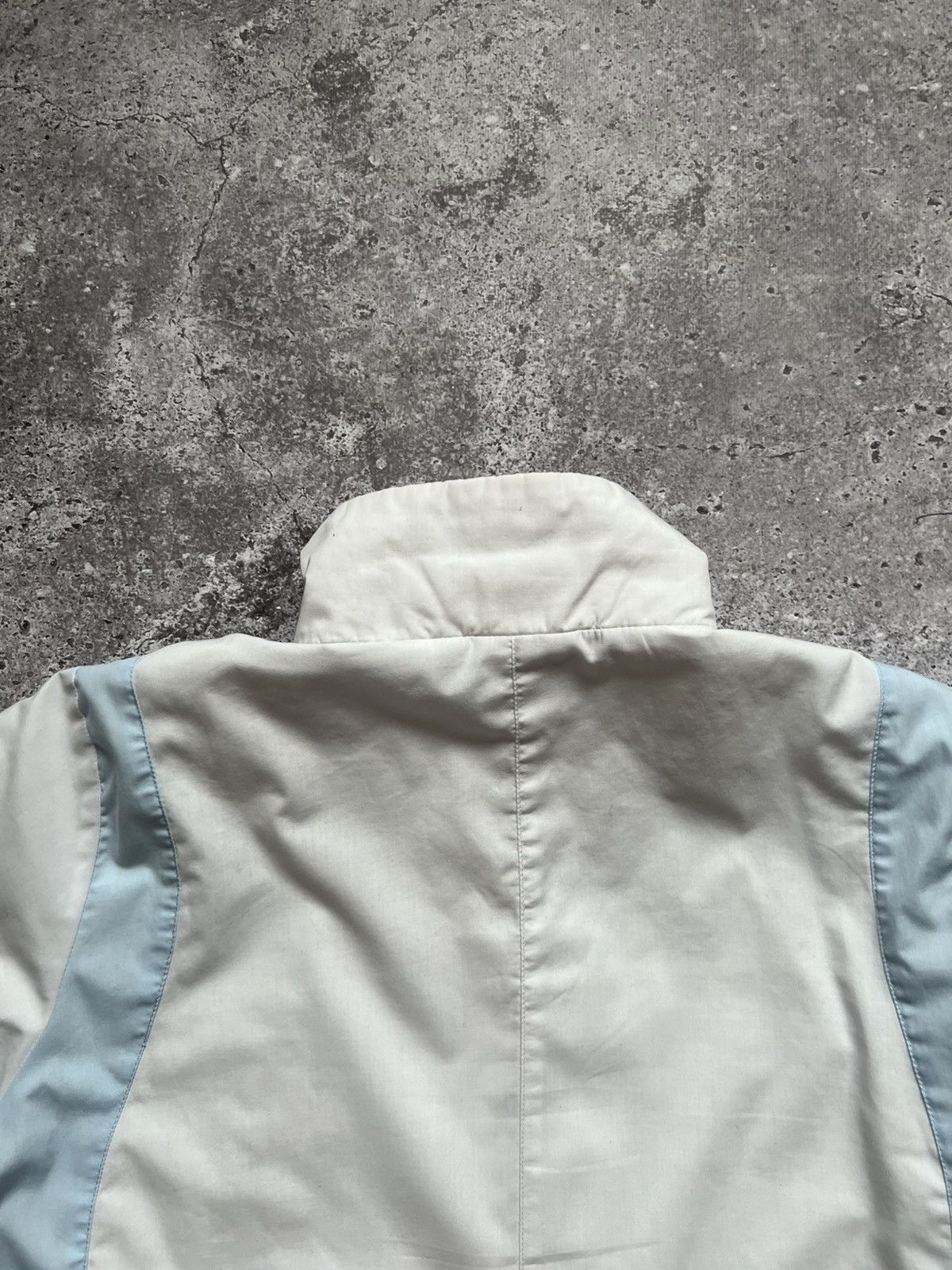 Vintage Vintage Nike Nylon TrackSuit Y2K Swoosh White Blue Women's Size L / US 10 / IT 46 - 12 Thumbnail