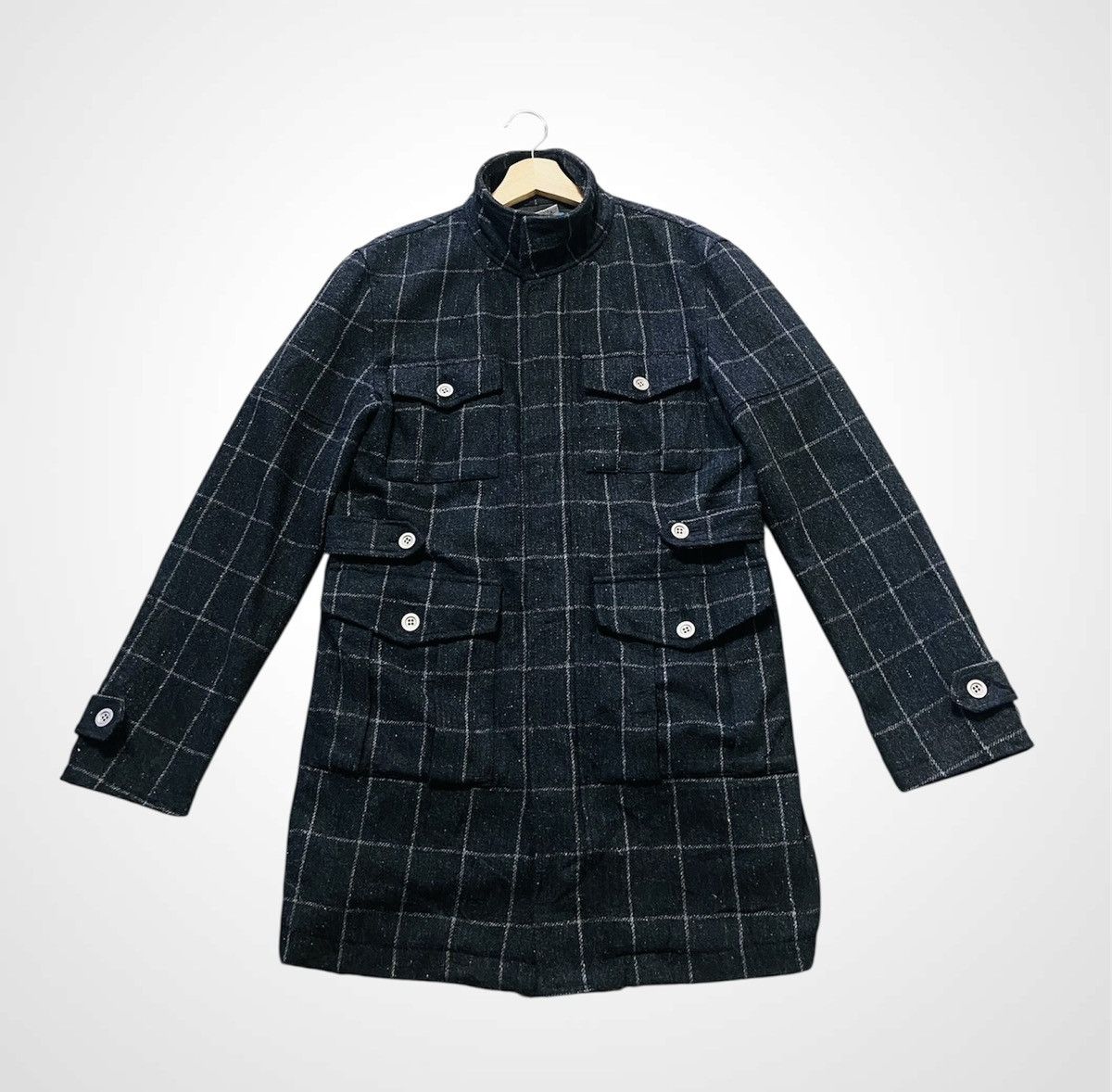Katharine Hamnett London Katharine Hamnett London Wool Jacket Size L / US 10 / IT 46 - 3 Thumbnail