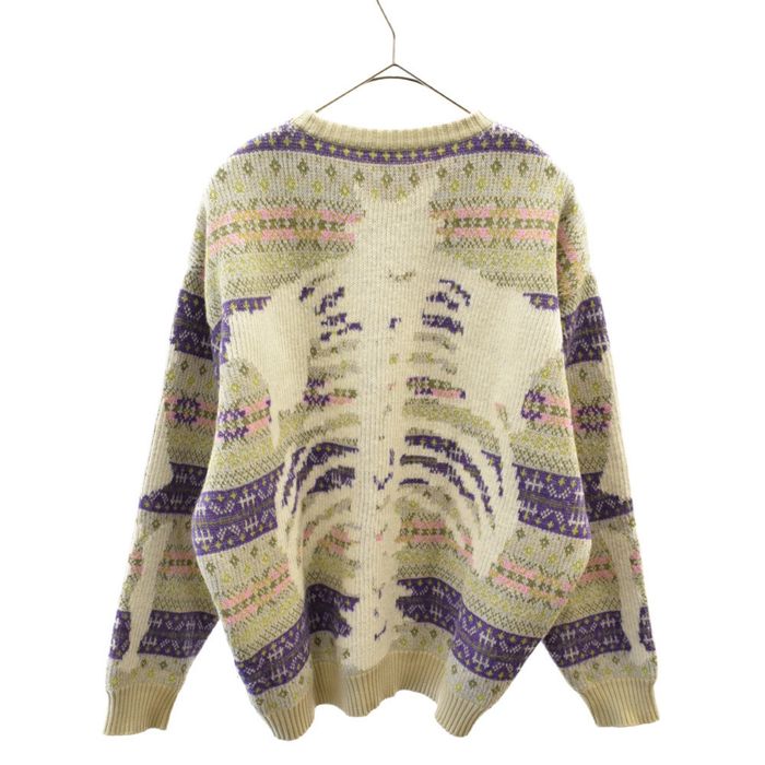 Kapital kapital bone knit sweater Grailed