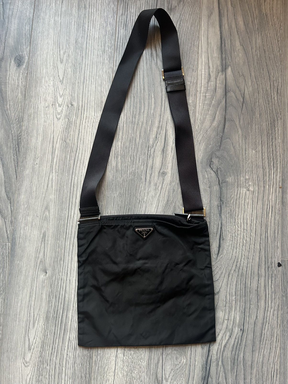 Prada Prada Nylon Crossbody Bag with Robot Patch Size ONE SIZE - 4 Thumbnail