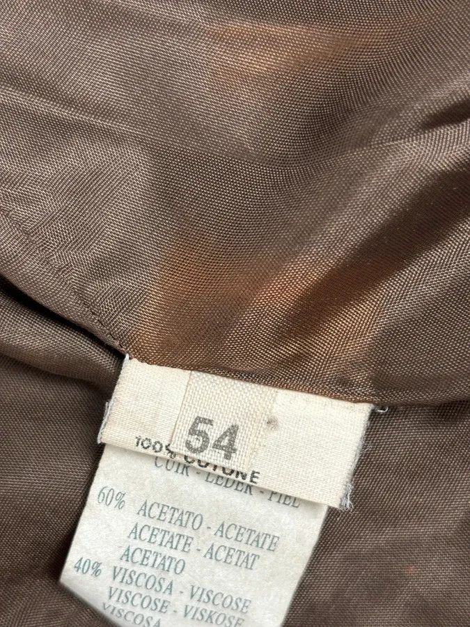Vintage Massimo Rebecchi Buttoned Brown Suede Leather Jacket Size US L / EU 52-54 / 3 - 10 Thumbnail
