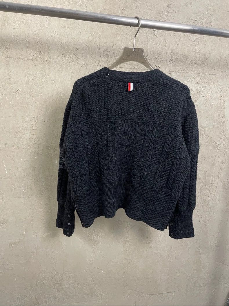 Thom Browne Thom Browne size2 Wool cardigan sweater Size US M / EU 48-50 / 2 - 2 Thumbnail